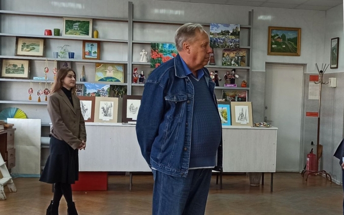 Відкриття персональної виставки акварелей та графіки професора Володимира Нефедова_1