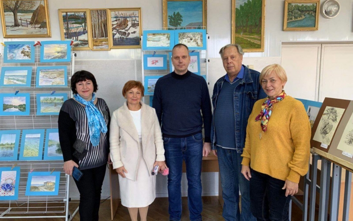 Відкриття персональної виставки акварелей та графіки професора Володимира Нефедова_5