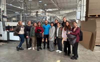 Future designers and polygraphers of the SEI USUCT visited the leading manufacturer of corrugated cardboard