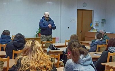 Творча зустріч з військовослужбовцем 3-ї штурмової бригади, поетом та бардом Олексієм Биком