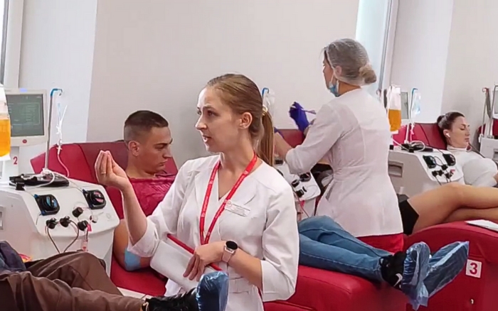 Студенти-біомедики ННІ УДХТУ відвідали донорський центр «Biopharma Plasma»_10