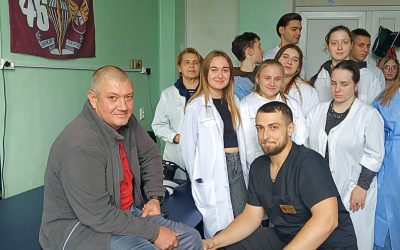 Студенти ННІ УДХТУ відвідали відділення медичної реабілітації Міської лікарні №16