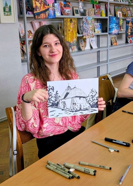 В Артпросторі ННІ УДХТУ відбувся творчий майстер-клас «Графічний Дніпро»_4